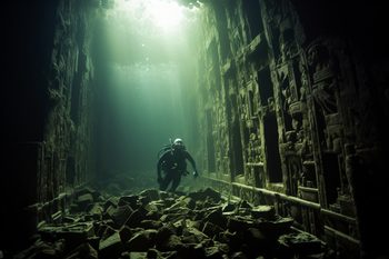 diver-exploring-archeological-un